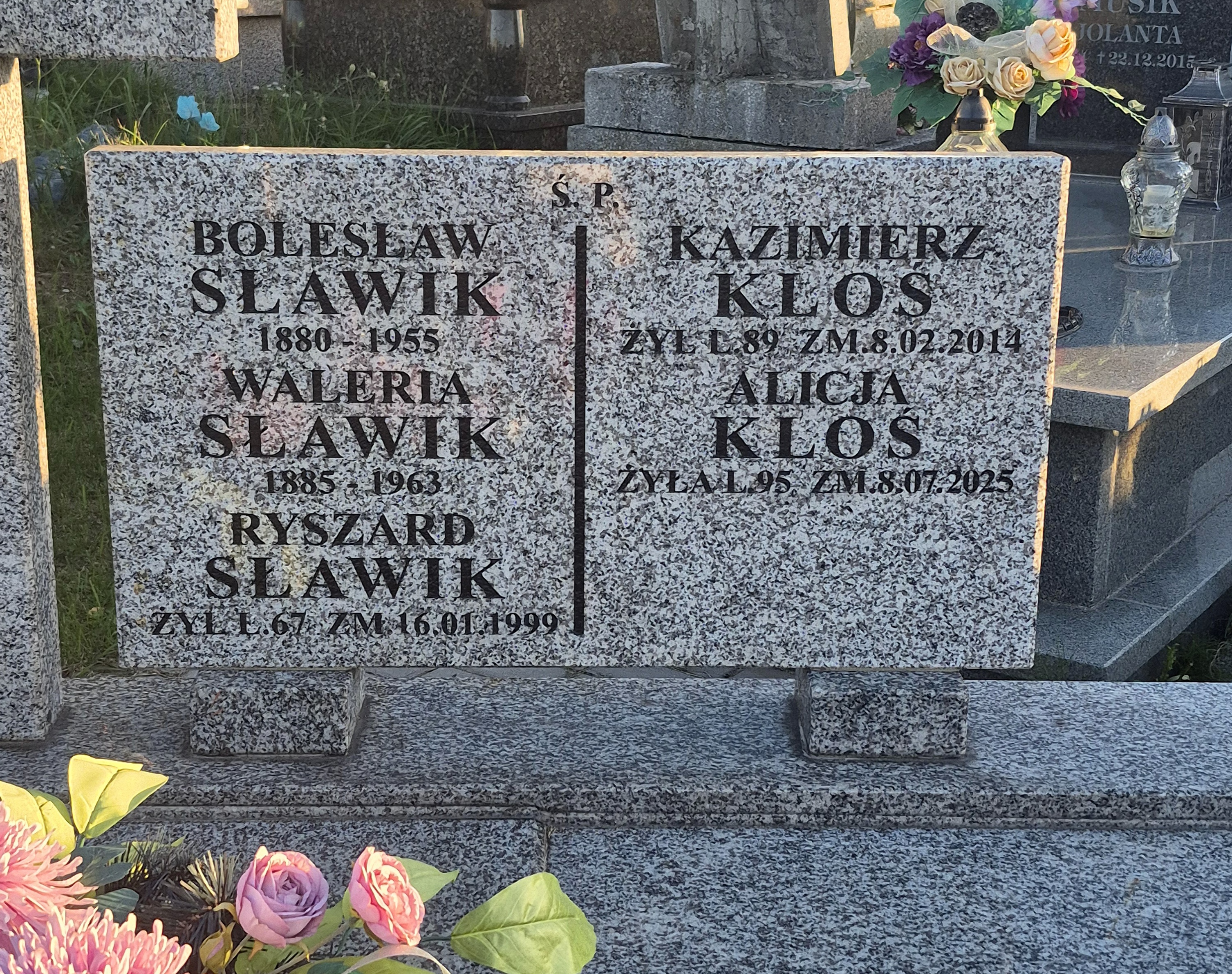 Grób Alicja Kloś