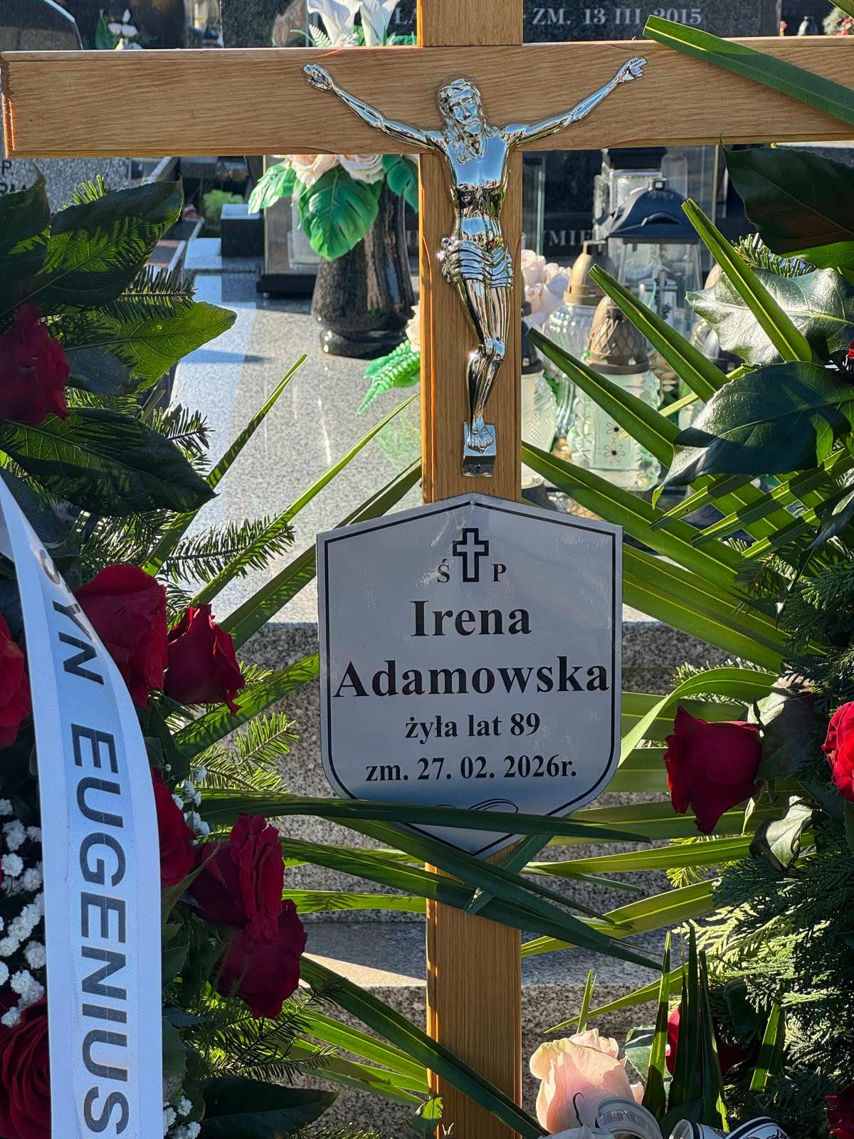 Grób Irena Adamowska