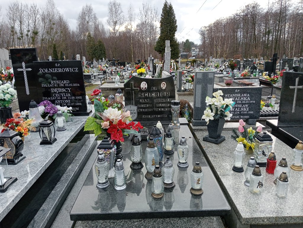 Grób Bronisława Ściebiór